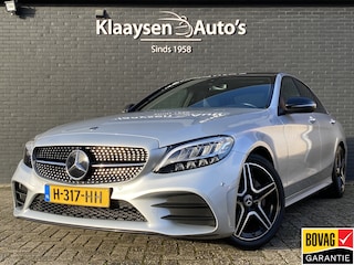 Mercedes-Benz C-klasse 180 Business Solution AMG AUT. | dealer onderhouden | panoramadak | night pakket | apple carplay | NL auto