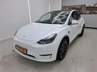 Tesla Model Y Long-Range AWD 351pk 75 kWh [ TREKHAAK+WIT LEDER+ENHANCED AUTOPILOT+20'' LMV+533KM WLTP+PREMIUM AUDIO ]