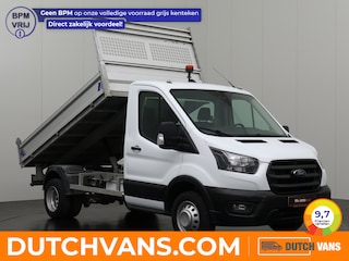 Ford Transit 2.0TDCi 170PK Kipper Dubbellucht | 3500Kg Trekhaak | Airco | Camera | Cruise | 3-Persoons