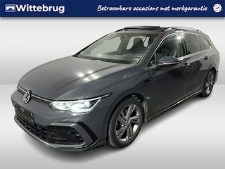 Volkswagen Golf Variant 1.5 eTSI R-Line / AUTOMAAT/ PANO/ PARK.SENSOREN V+A/ CAMERA/ ACC/ STUUR+STOEL VERWARM./ APP-CONNECT/ RIJ-MODI/ DIGITAL DASH/ NAVI/ DAB/ CLIMA/ LED/ ISOFIX/ 17'' LMV