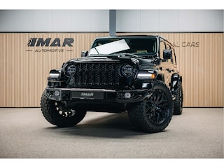 Jeep Wrangler Unlimited 4xe 380 Rubicon Dikke Custom Made Jeep Wrangler, Cabrio top elektrische bedienbaar.