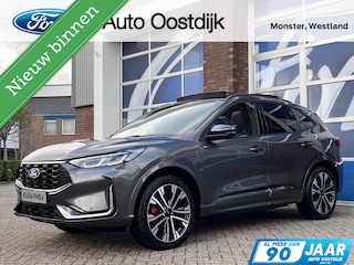 Ford Kuga 2.5 PHEV ST-Line X 243PK €11.000,- Voorraadvoordeel! Elek. Trekhaak Panodak 20" Velgen 2100KG Trekgewicht AGR Stoelen Adaptieve Cruise Winterpack Blind-Spot B&O *Full Options*