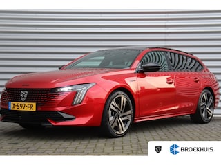 Peugeot 508 SW 1.6 HYBRID 225PK GT PACK AUTOMAAT / NAVI / LEDER / CLIMA / PDC / 19" LMV / CAMERA / KEYLESS / I-COCKPIT / FULL-LED / PANO. DAK / WINTERPAKKET / FOCAL AUDIO / ADAPT. CRUISECONTROL / FULL-OPTIONS !!
