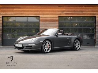 Porsche 911 Cabrio 3.8 Carrera 4S 355pk | Schiefer/Cocoa|BOSE|Chrono|Sportuitl