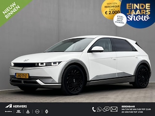 Hyundai Ioniq 5 Lounge 73kWh / Fabrieksgarantie tot 10-2026 / Accu SoH 100 % / Dealer onderhouden / WLTP 451 km / 1.600 kg / Warmtepomp / Navigatie/ HUD / Camera 360° / Stuur-, stoel- & achterbankverwarming / BOSE /Leder / Apple Carplay Android / 20" LM wielen /
