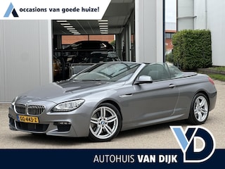 BMW 6-serie Cabrio 640i High Executive M-Pakket | NL Auto/2e Eign./Voll.Historie/19"/Adapt.Cruise/Leder