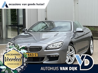 BMW 6-serie Cabrio 640i High Executive M-Pakket | NL Auto/2e Eign./Voll.Historie/19"/Adapt.Cruise/Leder