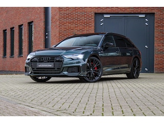 Audi A6 Avant 55 TFSI e quattro Competition | Individual Camouflagegroen | Softclose | B&O | Trekhaak | Memory