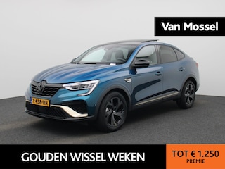 Renault Arkana 1.6 E-Tech hybrid 145 E-Tech engineered AUTOMAAT | PANORAMADAK | LEDER | ELEKTRISCHE STOEL | NAVIGATIE | CAMERA | ADAPTIEVE CRUISE | LMV | DAB | STOELVERWARMING |