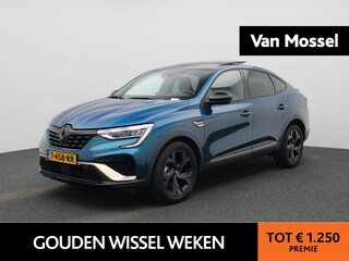 Renault Arkana 1.6 E-Tech hybrid 145 E-Tech engineered AUTOMAAT | PANORAMADAK | LEDER | ELEKTRISCHE STOEL | NAVIGATIE | CAMERA | ADAPTIEVE CRUISE | LMV | DAB | STOELVERWARMING |