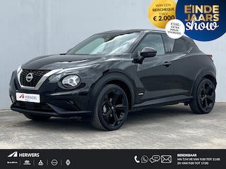 Nissan Juke 1.6 Hybrid Tekna Automaat / Apple Carplay/Android Auto / Adaptive Cruise Control / Lederen Bekleding / 360 Graden Camera / Bose Personal Audio Systeem / Climate control / Dodehoek Detectie / Lichtmetalen wielen 19“ / Keyless /