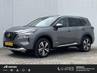 Nissan X-Trail 1.5 e-4orce Tekna 4WD 7p. Automaat / Trekhaak (Trekgewicht 1.650kg) / HUD / Stuur- en Stoelverwarming voor en achter / 360° Camera / Adaptieve Cruise Control / Elektrisch Verstelbare Bestuurdersstoel en Passagiersstoel met geheugenset / Climate Control / Keyless Entry & Start / Apple Carplay & Android Auto / Parkeersensoren voor + achter / Elektrische Achterklep / Navigatie full map