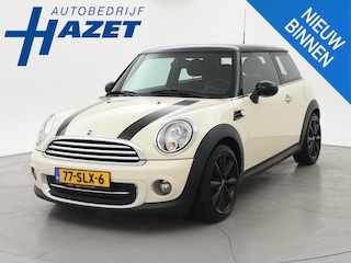 Mini Cooper 1.6 122 PK 6-BAK + 17 INCH | CRUISE CONTROL | ZWART DAK | SPORTSTOELEN | STRIPING