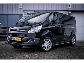 Ford Transit Custom 290 2.2 TDCI L2H1 2x Schuifdeur*Nieuwe motor*Trekhaak*Leder*Camera