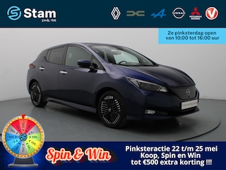 Nissan Leaf N-Connecta 39 kWh 360° Camera | Adapt. Cruise | Navi | Parkeersens. v+a | Stoel-/stuurverw.