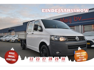 Volkswagen Transporter 2.0 TDI L2H1 DC , AIRCO , TREKHAAK , CR CONTR , RADIO ,