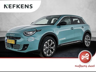 Fiat 600 1.2 Hybrid La Prima 110pk Automaat | Elektrische Bestuurdersstoel | Elektrische Achterklep | Navigatie | Climate Control | Adaptieve Cruise Control | Achteruitrijcamera | LED | 18" LMV | Sfeerverlichting | Keyless Entry/Start | Apple Carplay/Android Auto |