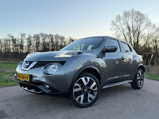 Nissan Juke 1.6 DIG-T 190PK Connect Edition | 1e Eigenaar | BSD | 360 Camera | Trekhaak | Navi | Key-Less | Clima | PDC | Cruise |