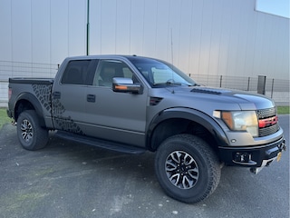 Ford F-150 Raptor SVT 6.2 4X4 SuperCrew Marge LPG-G3 Mat Grijs Wrap, Voll Leder, Glasdak, Deksel, Sony, Lier, Trekhaak, Lmv