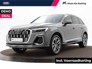 Audi Q7 Pro Line Advanced 55 TFSI e 394 PK · Assist. pakket parking plus + tour + city · Comfortsleutel · Trekhaak · Stoelverwarming voor + achter · Stoelmassage + ventilatie