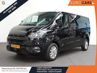 Ford Transit Custom 130pk Automaat L2H1 Limited Raptor Edition Dubbele Cabine | 2x Schuifdeur | Navigatie | Airco | Cruise control | Trekhaak | Parkeersensoren