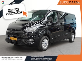 Ford Transit Custom 130pk Automaat L2H1 Limited Raptor Edition Dubbele Cabine | 2x Schuifdeur | Navigatie | Airco | Cruise control | Trekhaak | Parkeersensoren