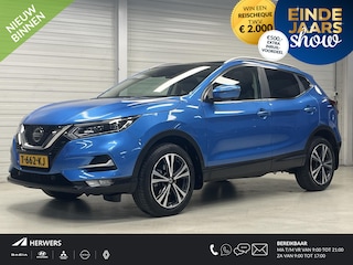 Nissan Qashqai 1.3 DIG-T Tekna + / All Seasonbanden / Panoramadak / Navigatie / Lederen Bekleding / Stoelverwarming / Climate Control / 360 Graden Camera /