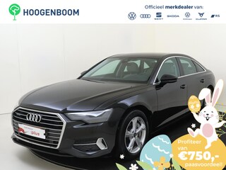 Audi A6 Limousine 50 TFSI e quattro Advanced edition | Parkeerassistent | 4-zone airco | Stoel- en stuurwielverwarming | Lederen bekleding | Navigatie Plus | Cruise control | Elektrisch verstelbare voorstoelen |