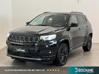 Jeep Compass 4xe 240 Plug-in Hybrid Electric S | Leder | Stoel- en stuurverwarming | Apple Carplay/Android Auto | Parkeersensoren voor, achter en achteruitrijcamera