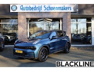 Lynk & Co 01 1.5 261PK! BLACKLINE! + 6.6Kwh LADEN! 360-CAMERA STOELVERW. PANO/SCHUIF MEMORY INFINITY DAB NAVI CARPLAY ELEK.ACHTERKLEP 20"LMV