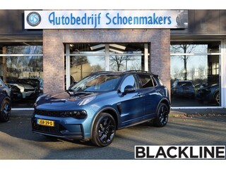 Lynk & Co 01 1.5 261PK! BLACKLINE! + 6.6Kwh LADEN! 360-CAMERA STOELVERW. PANO/SCHUIF MEMORY INFINITY DAB NAVI CARPLAY ELEK.ACHTERKLEP 20"LMV
