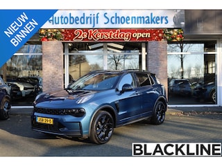 Lynk & Co 01 1.5 261PK! BLACKLINE! + 6.6Kwh LADEN! 360-CAMERA STOELVERW. PANO/SCHUIF MEMORY INFINITY DAB NAVI CARPLAY ELEK.ACHTERKLEP 20"LMV