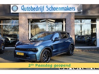 Lynk & Co 01 1.5 261PK! BLACKLINE! + 6.6Kwh LADEN! 360-CAMERA STOELVERW. PANO/SCHUIF MEMORY INFINITY DAB NAVI CARPLAY ELEK.ACHTERKLEP 20"LMV