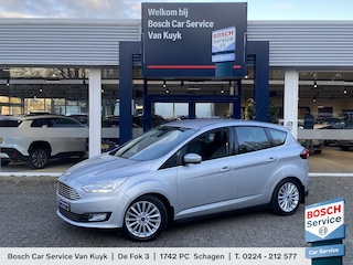 Ford C-MAX 1.5 Titanium / NL-Auto / 1e-Eigenaar / 150 PK / 79.000 KM / Cruise-Control / Trekhaak / Climate-Control / Elektr.-Achterklep / Keyless / Armsteun-Voor / Radio-Bluetooth / Navi / PDC V+A met Camera / 17'' LMV / All-Season / ENZ.