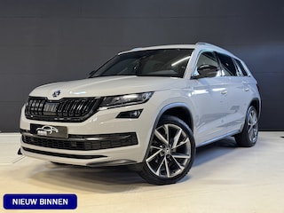 Skoda Kodiaq 1.5 TSI Sportline Business | Steel Grey | Elektr. trekhaak | Canton | Lederen sportstoelen | Sfeerverlichting