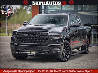 Dodge Ram 1500 Limited Demo Night High Output 540HP 706Nm | Massage + Full Option | De Meest Luxe en Volle Pick-Up in zijn Klasse | Comfortabele Dubbele Cabine met Royale 5 Zitplaatsen | BPM vrij | Nu Leverbaar uit Voorraad | Voorraad Nr 2263 - V76JVF