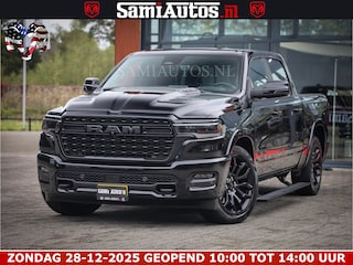 Dodge Ram 1500 Limited Demo Night High Output 540HP 706Nm | Massage + Full Option | De Meest Luxe en Volle Pick-Up in zijn Klasse | Comfortabele Dubbele Cabine met Royale 5 Zitplaatsen | BPM vrij | Nu Leverbaar uit Voorraad | Voorraad Nr 2263 - V76JVF