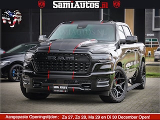 Dodge Ram 1500 Limited Night High Output 540HP 706Nm | Massage + Full Option | De Meest Luxe en Volle Pick-Up in zijn Klasse | Comfortabele Dubbele Cabine met Royale 5 Zitplaatsen | BPM vrij | Nu Leverbaar uit Voorraad | Voorraad Nr 2324 - 5142