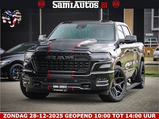 Dodge Ram 1500 Limited Night High Output 540HP 706Nm | Massage + Full Option | De Meest Luxe en Volle Pick-Up in zijn Klasse | Comfortabele Dubbele Cabine met Royale 5 Zitplaatsen | BPM vrij | Nu Leverbaar uit Voorraad | Voorraad Nr 2324 - 5142
