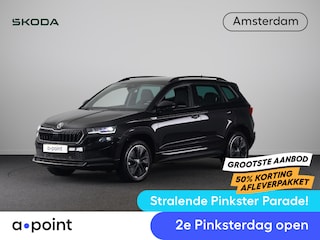 Skoda Karoq 1.5 TSI ACT Sportline Business 150 pk Automaat (DSG) | Verlengde garantie | Navigatie via App | Parkeersensoren | Achteruitrijcamera | Adaptieve cruise control | Stoelverwarming |