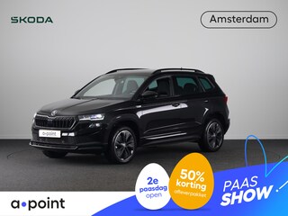 Skoda Karoq 1.5 TSI ACT Sportline Business 150 pk Automaat (DSG) | Verlengde garantie | Navigatie via App | Parkeersensoren | Achteruitrijcamera | Adaptieve cruise control | Stoelverwarming |