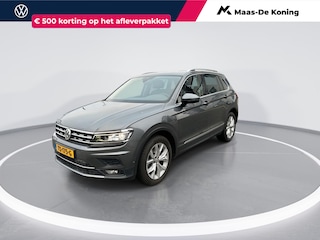 Volkswagen Tiguan 1.4 TSI 4Motion 150pk DSG Highline · Leder · Panoramadak · Elek. Trekhaak · Camera · Apple/Android Car Play · Stoelen & Stuurwiel verwarmd · Elektrische stoelverstelling ·