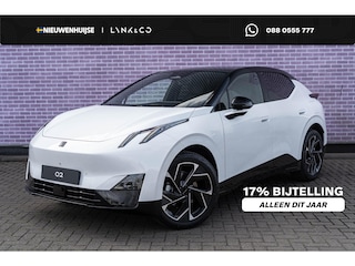 Lynk & Co 02 More 66 kWh | Adaptive Cruise Control | Panoramadak | Harman Kardon Premium Audio Systeem | 360 gr. camera | Stoel/Stuurverwarming | Apple CarPlay/Android Auto | 20"LM-velgen | Tot 445 km elektrisch bereik