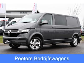 Volkswagen Transporter 2.0 TDI L2H1 DC Highline Adaptieve Cruise, Camera, Carplay, LED, 150pk, Automaat, Multimedia, Trekhaak, Uniek!