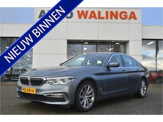 BMW 520d luxury comfortzetels led navi leer trekhaak nl auto! Dealer onderhouden