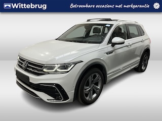 Volkswagen Tiguan 1.4 TSI eHybrid R-Line Business / AUTOMAAT/ PANO/ LEDER/ MEMORY SEAT/ KEYLESS/ ELEKTR. TREKHAAK/ DODE HOEK/ 360 CAMERA/ STUUR + STOELVERWARM./ APP CONNECT/ CLIMA/ NAVI/ DAB/ ACC/ 19'' LMV