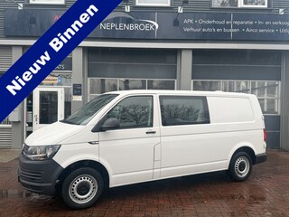 Volkswagen Transporter 2.0 TDI L2H1 DC 2018 km 84.000 Nap 1e eigenaar Trekhaak,Airco,Cruise,Cv Dealer onderhouden