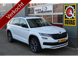 Skoda Kodiaq 1.5 TSI Sportline Business O.a: Trekhaak, Stoel+stuurverw, ACC, Camera, Keyless, Etc. All-in prijs!