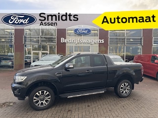 Ford Ranger 2.0 EcoBlue 213 pk Wildtrak Supercab | Trekhaak | Camera | Leer | Adapt. cruise | Roller top | Stoelverw. | Apple Carplay