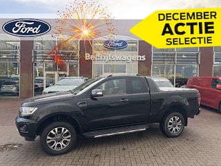 Ford Ranger 2.0 EcoBlue 213 pk Wildtrak Supercab | Trekhaak | Camera | Leer | Adapt. cruise | Roller top | Stoelverw. | Apple Carplay